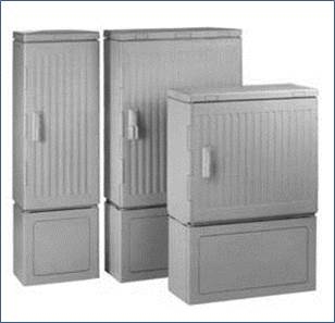 Outdoor cabinet, plast